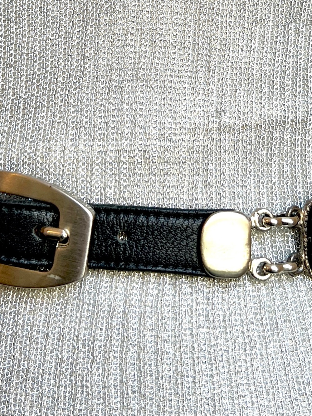 Belt leather stones Armani Exchange retro